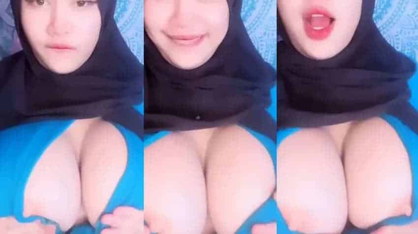 Abg Indonesia Baju Biru ARRAZYNY HIJAB