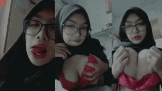 Hot Viral Ukhti Hijab Lincah Susu Toge 2